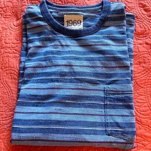 Retro 1969 GAP T-shirt with Pocket, size XXXL, Heavy Duty 100% cotton